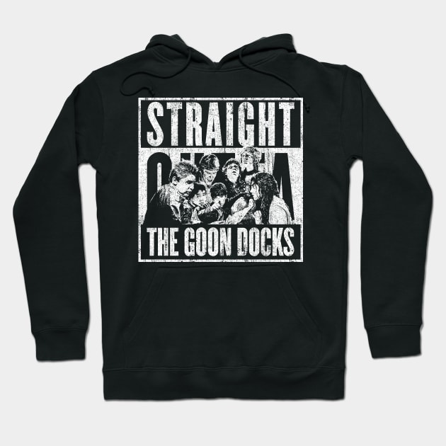 Straight Outta The Goon Docks Hoodie by huckblade